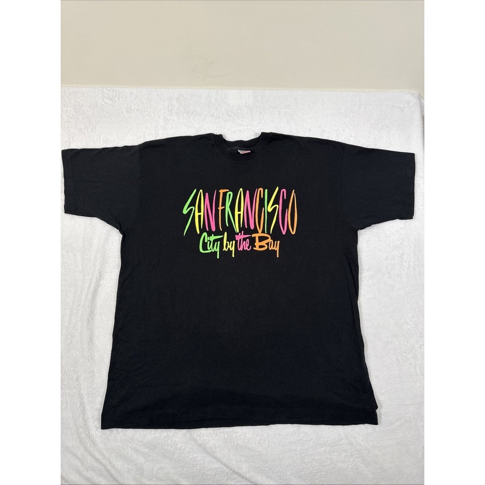 San Francisco City By The Bay Vintage Single Stitch Made in‎ USA Tee XXXL 3XL